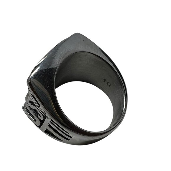 United States Marine Corps USMC Men's Size 10 Silver Class Ring Style Military - Picture 7 of 7